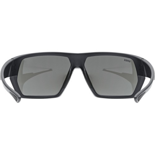 Uvex Sportstyle 238 glasses, black matte / mirror silver