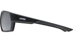 Очки Uvex Sportstyle 238, чёрный матовый / зеркальный серебристый