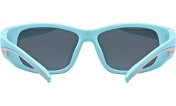 Uvex sportstyle 514 glasses, light blue / mirror silver