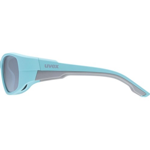 Uvex sportstyle 514 glasses, light blue / mirror silver