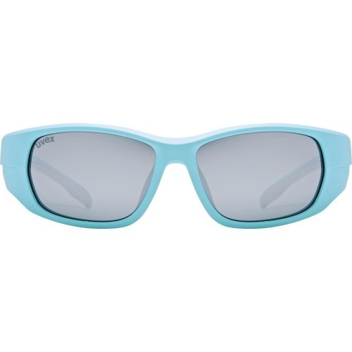 Uvex sportstyle 514 glasses, light blue / mirror silver
