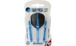 Dart Shaft & Flight Set Harrows Twin Pack Medium - Aqua