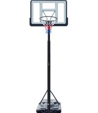 Krepšinio stovas Fitker 110x75 cm su reguliuojamu aukščiu