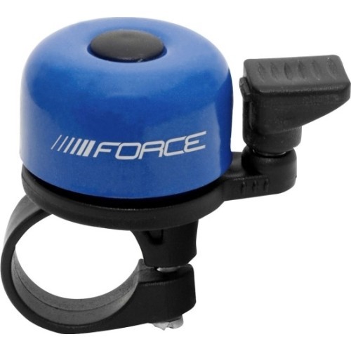 Велосипедный звонок FORCE Mini 22,2мм (металл/пластик, синий)