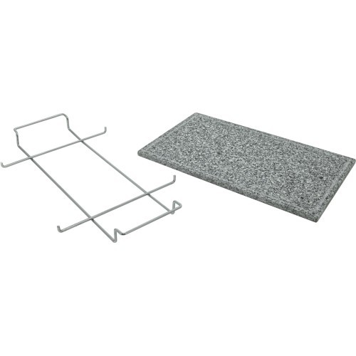 Granito kepimo plokštė GRANIT XL su grioveliu ir laikikliu 50x30x1,65 cm