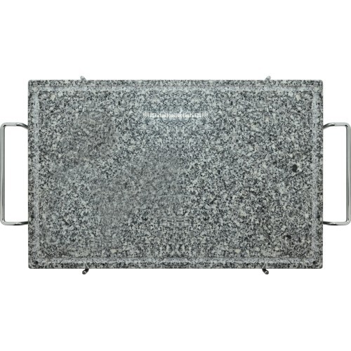 Гранитная плита для гриля GRANIT XL с желобом и держателем 50x30x1,65 см