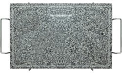 Granito kepimo plokštė GRANIT XL su grioveliu ir laikikliu 50x30x1,65 cm