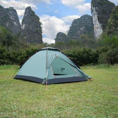 NC6033 CAMPING TENT GREEN NIGHTFALL NILS CAMP