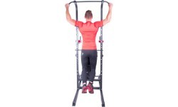 Cement Plate-Loaded Dumbbell Set w/ Dip Station inSPORTline CEM 180 + 40 cm/30 mm 80 kg