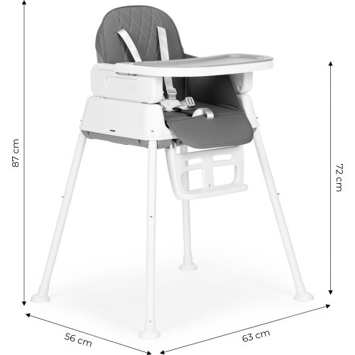 ECOTOYS 3-in-1 folding child feeding chair