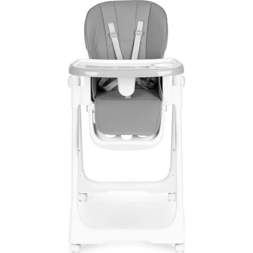 Feeding chair height adjustment eco leather straps double tray