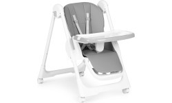 Feeding chair height adjustment eco leather straps double tray