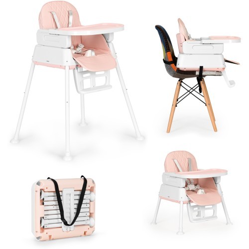 Складной детский стульчик для кормления ECOTOYS 3-в-1