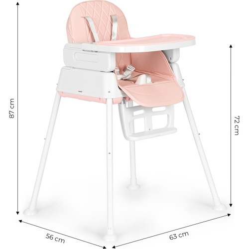 ECOTOYS sulankstoma vaikų maitinimo kėdutė 3-in-1