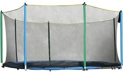 Trampoline safety net 244 cm + 6 tubes inSPORTline