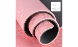 YM10 YOGA MAT TPE LIGHT PINK HMS