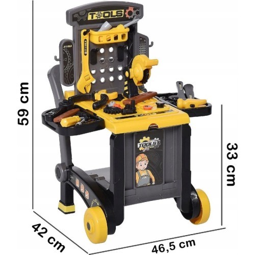 DIY workshop for kids 3W1 with tools foldable