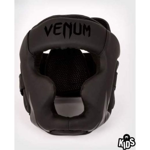 Venum Challenger vaikiškas apsauginis šalmas Black/Black