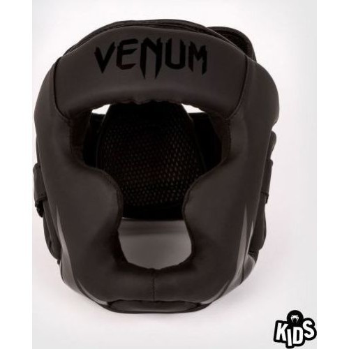 Venum Challenger vaikiškas apsauginis šalmas Black/Black