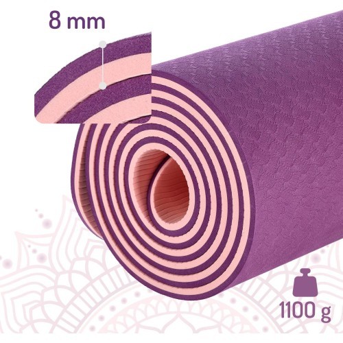 YM10 YOGA MAT TPE VIOLET HMS