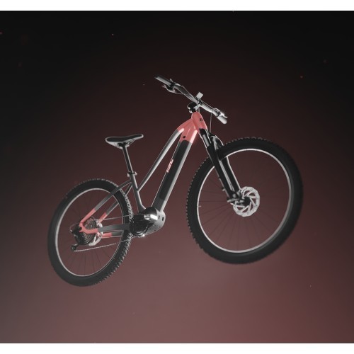 Moteriškas kalnų elektrinis dviratis ISL Asuki 630 Wh 27.5" - 2025 - Marine Rose