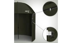 Žvejybinis skėtis su šonine sienele NILS CAMP NC4702