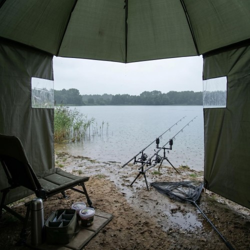 Žvejybinis skėtis su šonine sienele NILS CAMP NC4702