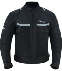Vyriška motociklininko striukė BOS Libera - Juoda