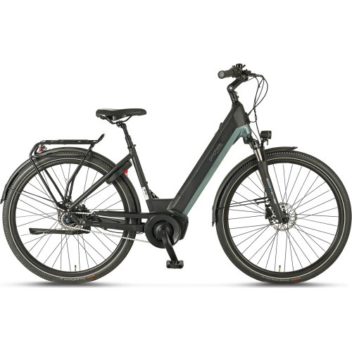Prophete Geniesser 4.0 Electric Bike 28" 7-Speed, Frame Size 19" (48 cm), Black/Green
