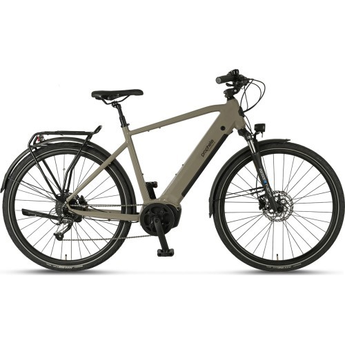 Prophete Entdecker 3.0 electric bike 28", 9-speed, frame size 21" (54 cm), brown