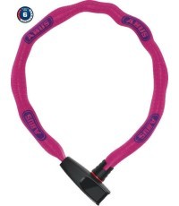 Замок Abus 6806K/85 NEON pink (square chain)