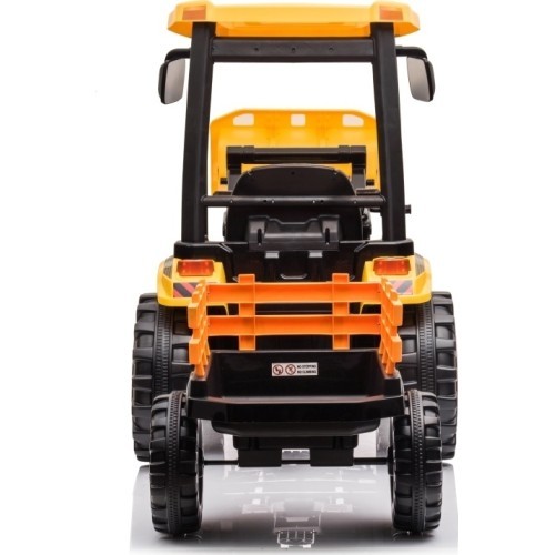 MEGA D68 Tractor Vehicle With Trailer Yellow