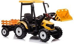 MEGA D68 Tractor Vehicle With Trailer Yellow