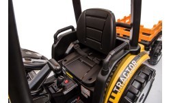 MEGA D68 Tractor Vehicle With Trailer Yellow