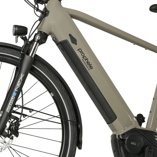 Prophete Entdecker 3.0 electric bike 28", 9-speed, frame size 21" (54 cm), brown