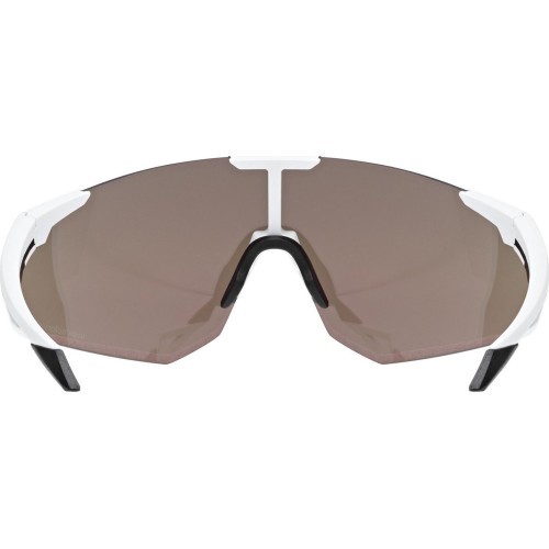 Uvex Pace Perform CV glasses, white matt / mirror lavender