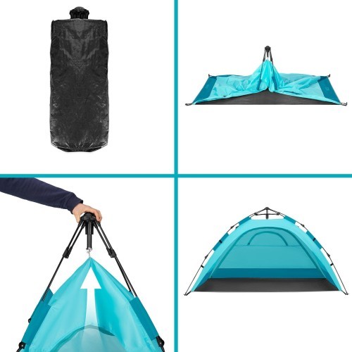 Automatinė paplūdimio palapinė Nils NC4802, mėlyna