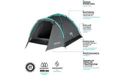 NC6010 GRAY CAMPING TENT HIKER NILS CAMP