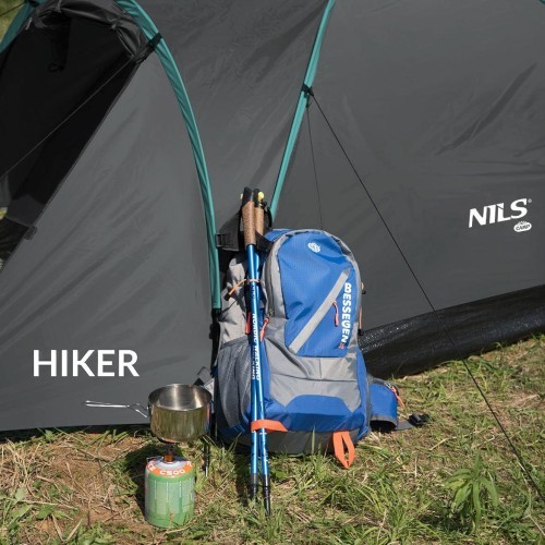 NC6010 GRAY CAMPING TENT HIKER NILS CAMP