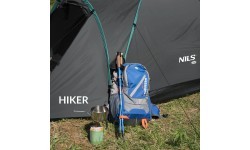 Turistinė palapinė Nils Camp Hiker NC6010, pilka