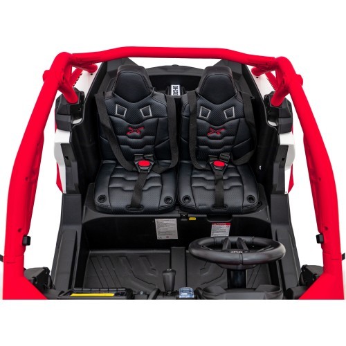 Elektromobilis bagis Maverick Turbo RR, raudonas