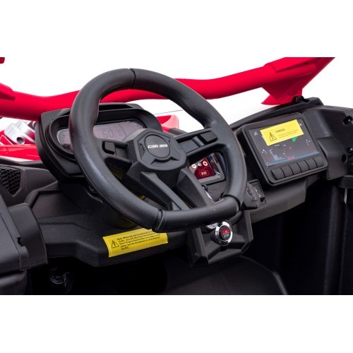 Elektromobilis bagis Maverick Turbo RR, raudonas