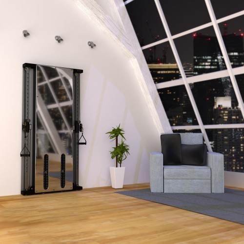 BS302 DOUBLE WALL-MOUNTED TRAINING GATE WITH STACK COMMERCIAL HMS