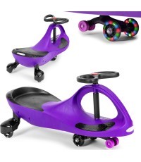Gravity ride vehicle for kids LED wheels purple ECOTOYS