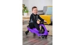 Гравитационная машинка для детей со светодиодными колёсами, фиолетовая ECOTOYS