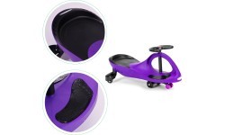 Gravitacinė mašinėlė vaikams su LED ratais, violetinė ECOTOYS