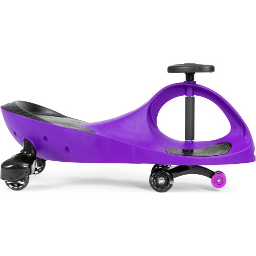 Гравитационная машинка для детей со светодиодными колёсами, фиолетовая ECOTOYS