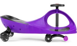 Гравитационная машинка для детей со светодиодными колёсами, фиолетовая ECOTOYS