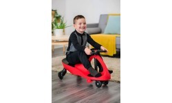 Vaikiškas gravitacinis automobilis su LED ratais, raudonas ECOTOYS