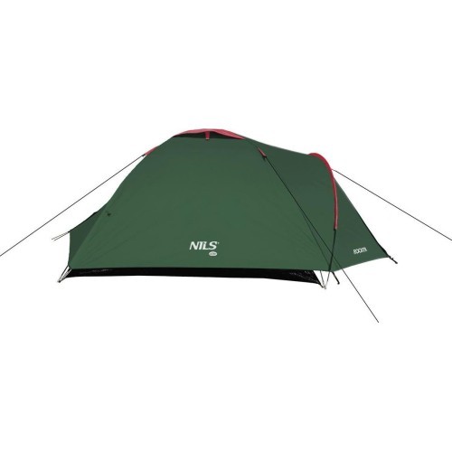 Кемпинговая палатка Nils Camp Rocker NC6013, зелено-красная